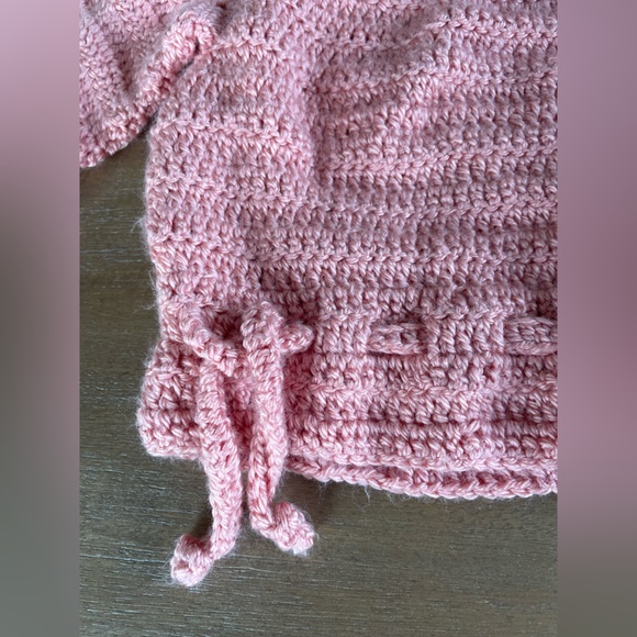 Handmade Knitted Soft Sweater in Light Pink 1-2YR - Picture 2 of 6